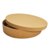 Caixa Redonda Tampa Sapato 45X10 Mdf Madeira Marpax