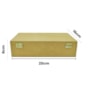 Caixa Retangular Com Fecho E Dobradica 25X16X6 Mdf Madeira Marpax