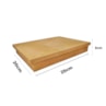Caixa Retangular Tampa De Sapato 25X20X5 Mdf Madeira Marpax