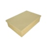 Caixa Retangular Tampa De Sapato 45X30X10 Mdf 4Mm Madeira Marpax