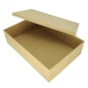 Caixa Retangular Tampa De Sapato 45X30X10 Mdf 4Mm Madeira Marpax