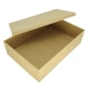 Caixa Retangular Tampa De Sapato 45X30X10 Mdf 4Mm Madeira Marpax