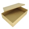 Caixa Retangular Tampa De Sapato 45X30X10 Mdf 4Mm Madeira Marpax