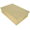 Caixa Retangular Tampa De Sapato 45X30X10 Mdf 4Mm Madeira Marpax