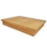 Caixa Retangular Tampa Sapato 33X25X6 Mdf Madeira Marpax