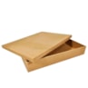 Caixa Retangular Tampa Sapato 33X25X6 Mdf Madeira Marpax