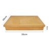 Caixa Retangular Tampa Sapato 33X25X6 Mdf Madeira Marpax