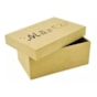Caixa Retangular Tampa Sapato Mae 18X11,5X6,5 Mdf Madeira Marpax