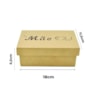 Caixa Retangular Tampa Sapato Mae 18X11,5X6,5 Mdf Madeira Marpax