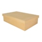 Caixa Retangular Tampa Sapato Sem Divisoria 35X20X10 Mdf Madeira Marpax