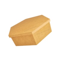 Caixa Sextavada Tampa Sapato 31X10 Mdf Madeira Marpax