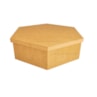 Caixa Sextavada Tampa Sapato 38X11 Mdf Madeira Marpax