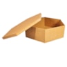 Caixa Sextavada Tampa Sapato 38X11 Mdf Madeira Marpax