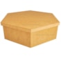 Caixa Sextavada Tampa Sapato 38X11 Mdf Madeira Marpax