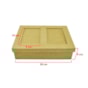 Caixa Tampa Sapato 2 Fotos Recordacão 26x19x6,5cm MDF Marpax