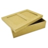 Caixa Tampa Sapato 2 Fotos Recordacoes 26X19X6,5 Mdf Madeira Marpax