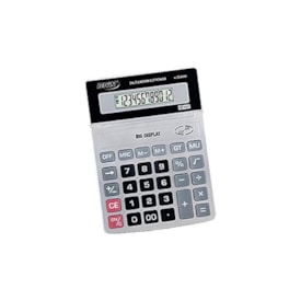 Calculadora Grande de Mesa 12 Dígitos Prata Cc4000 BRW 01un