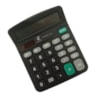 Calculadora Grande de Mesa Preto 15x12cm com 12 dígitos