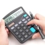 Calculadora Grande de Mesa Preto 15x12cm com 12 dígitos