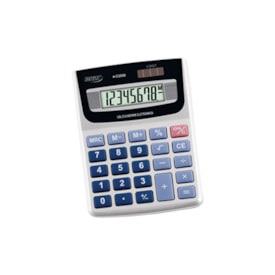 Calculadora Pequena de Mesa 08 Dígitos Prata Cc2000 BRW 01un
