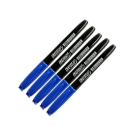Caneta para CD DVD Permanente Azul BRW 12un