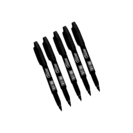 Caneta para Cd Dvd Retropojetor Permanente Preto BRW 12un