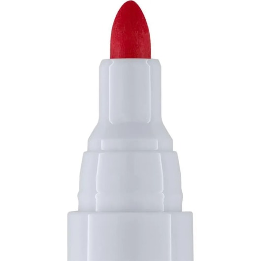 Caneta para Quadro Branco Vermelho ponta redonda BRW 12un