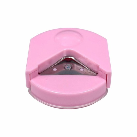 Canteadeira portátil Rosa para fazer cantos arredondados 5mm