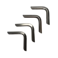 Cantoneira para Encadernação 14x14mm Cor Prata Marpax 04un