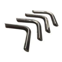 Cantoneira para Encadernação 14x14mm Cor Prata Marpax 04un