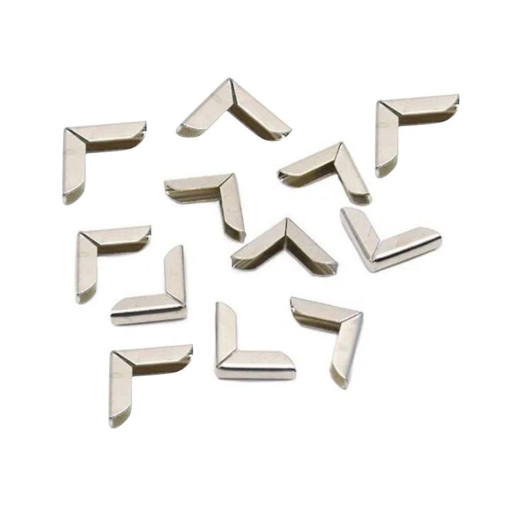 Cantoneira para Encadernação 15x15mm Cor Prata Marpax 12un