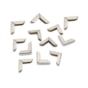 Cantoneira para Encadernação 15x15mm Cor Prata Marpax 12un