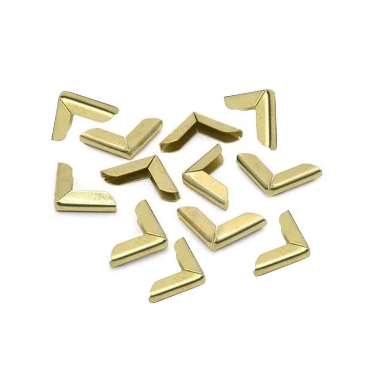 Cantoneira para Encadernação 15x15mm Dourado Marpax 12un