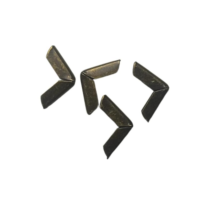 Cantoneira para Encadernação 20mm x20mm Ouro Velho 04un