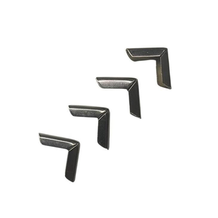Cantoneira para Encadernação 20x20mm Cor Prata Marpax 04un