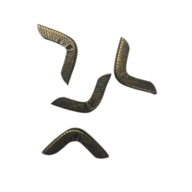 Cantoneira para Encadernação 22mm x22mm Ouro Velho 04un