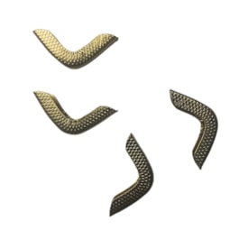Cantoneira para Encadernação (30mm) G Dourado Marpax 04un