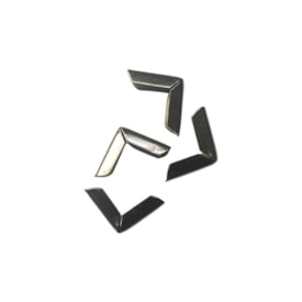 Cantoneira para Encadernação 30x30mm Cor Prata Marpax 04un