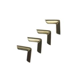 Cantoneira para Encadernação 30x30mm Dourado Marpax 04un