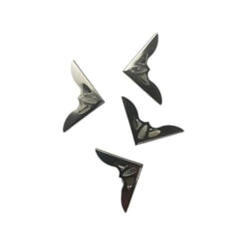 Cantoneira para Encadernação 31x31mm Cor Prata Marpax 04un