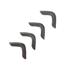 Cantoneira Para Encadernação 40mmx40mm G Prata 04un