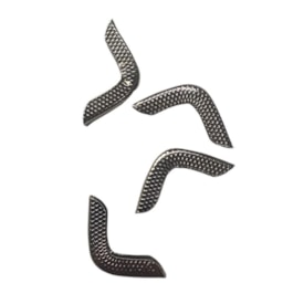Cantoneira Para Encadernação 40mmx40mm G Prata 04un