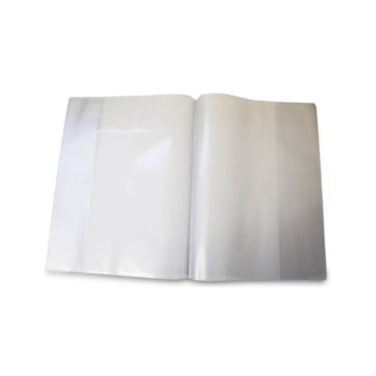 Capa para Diário de Classe Incolor 254x322mm Plastpark 50un Capa para Diário de Classe Incolor 254x322mm Plastpark 50un