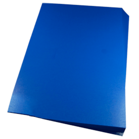 Capa para Encadernação A4 Azul Couro Fundo PP 0,30 100un