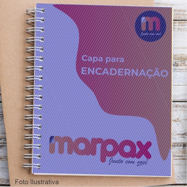 Capa para Encadernação A4 Azul Royal PP 0,30 Marpax 50un