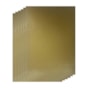 Capa para Encadernação A4 Dourado Couro Fundo PP 0,30 50un