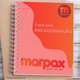 Capa para Encadernação A4 Vermelho Line Frente PP 030 100un