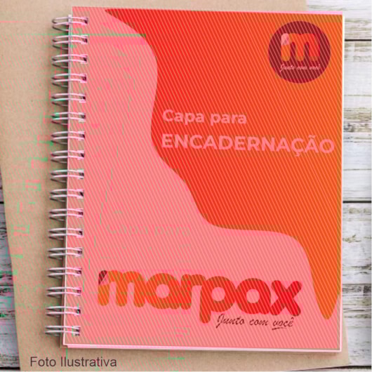Capa para Encadernação A4 Vermelho Line Frente PP 030 50un