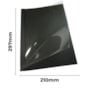 Capa Térmica Crystal Paper Preta A4 10mm 91 à 120fls 05un