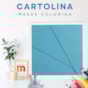 Cartolina 150g 305x305mm Azul Marpax 10fls